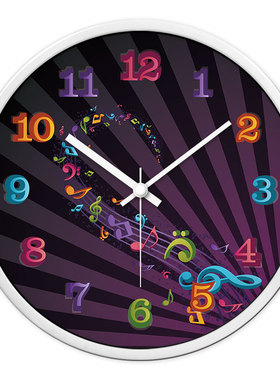 MOMEN/摩门挂钟12/14寸钟表创意卧室静音时尚简约时钟电子石英钟