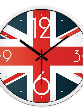 MOMEN/摩门挂钟欧式英伦风挂表客厅创意卧室静音个性时钟表墙壁钟