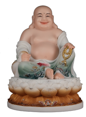 大肚弥勒佛笑佛汉白玉佛像