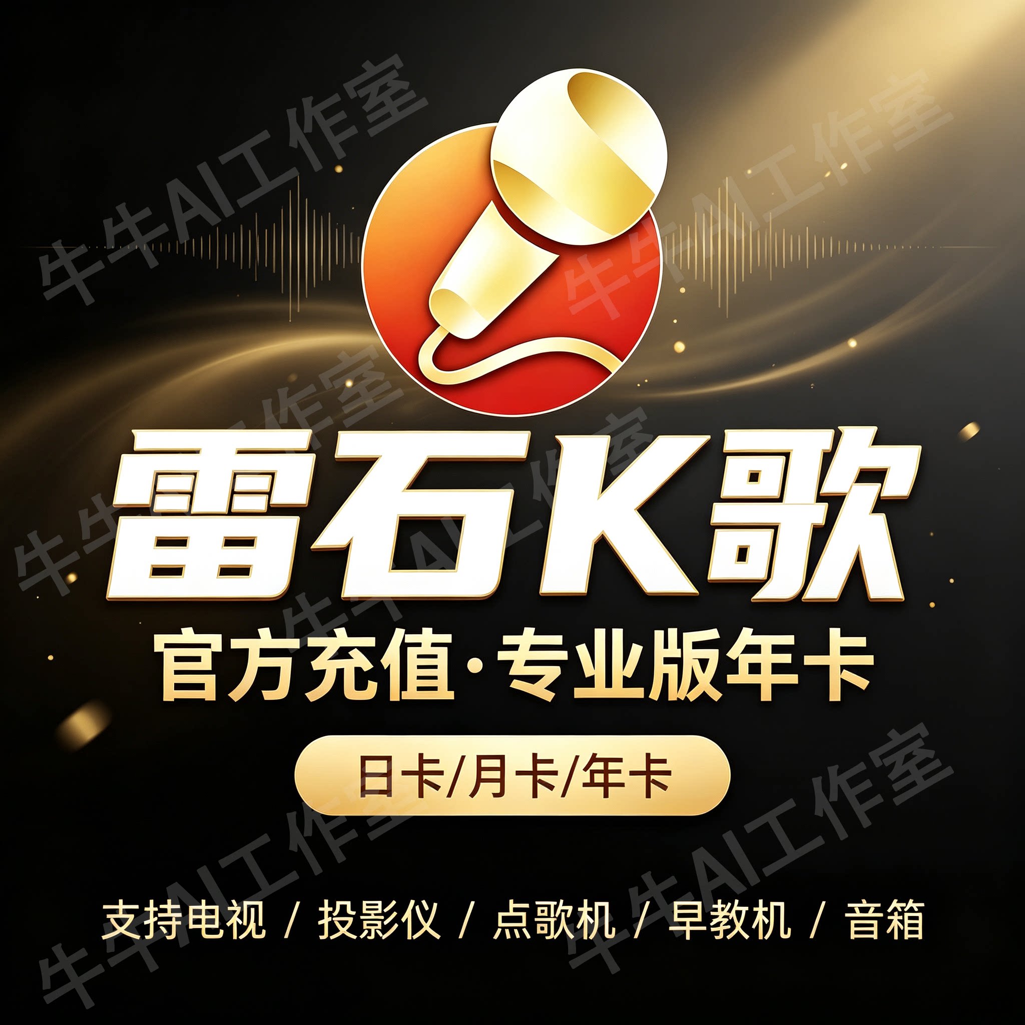 雷石K歌VIP年卡家庭KTV点歌机图片