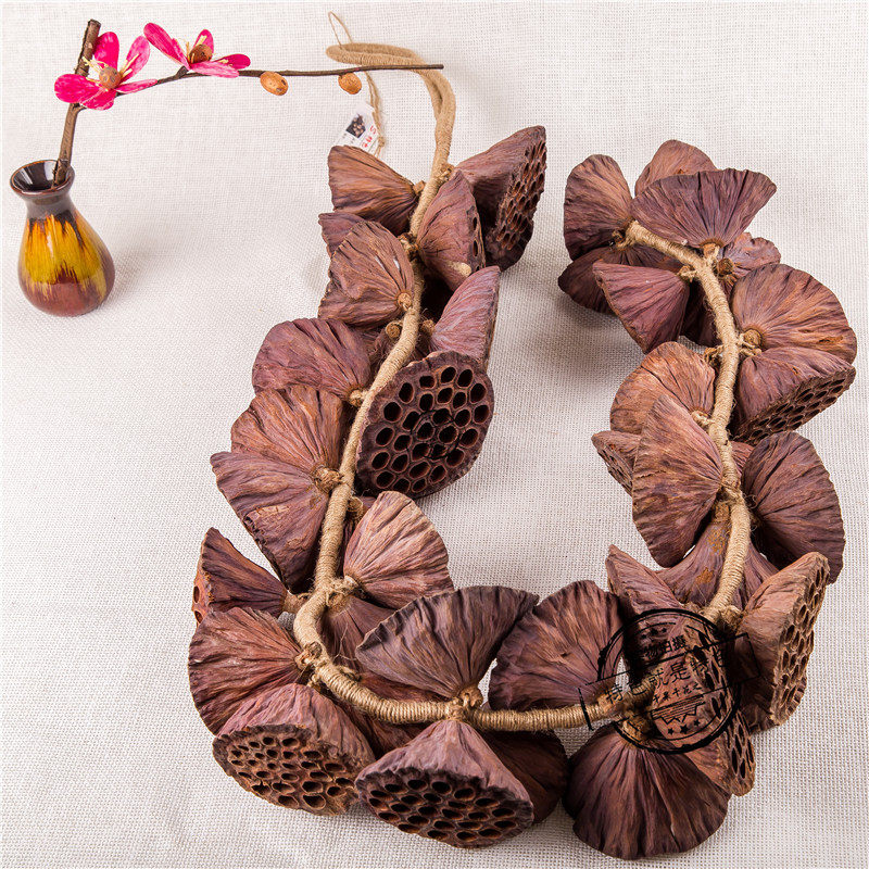 包邮天然干果干花包莲蓬串挂件饰品样板房酒店茶楼装饰创意工艺,家居饰品,干花/花瓣/干花包/干树枝,淘宝优惠券,粉丝福利购,淘宝优惠卷