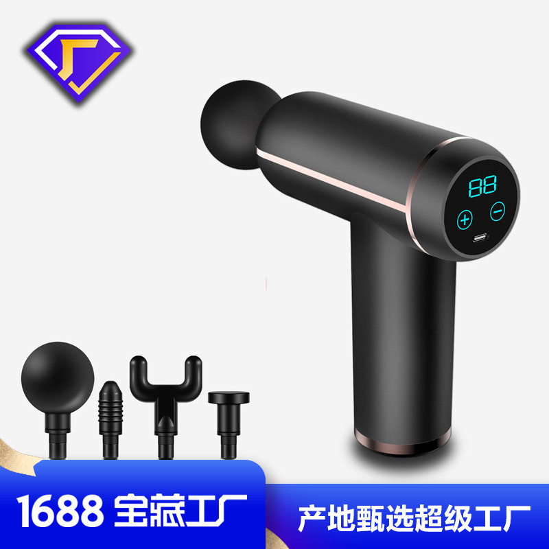 Direct supply mini fascia gun USB massage gun muscle relaxa
