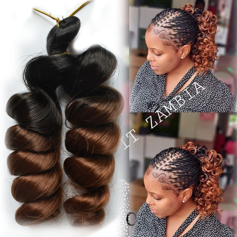 8in10in Italy curls Crochet Braids Hair非洲假发