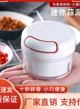 厨房拉蒜神器家用迷你手动打蒜机肉馅绞肉机辣椒姜蒜泥蒜蓉机