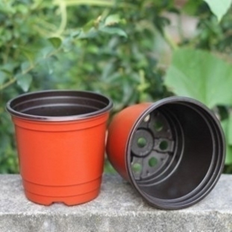 Two color seedling pot, durable plastic seedling pot, simpl