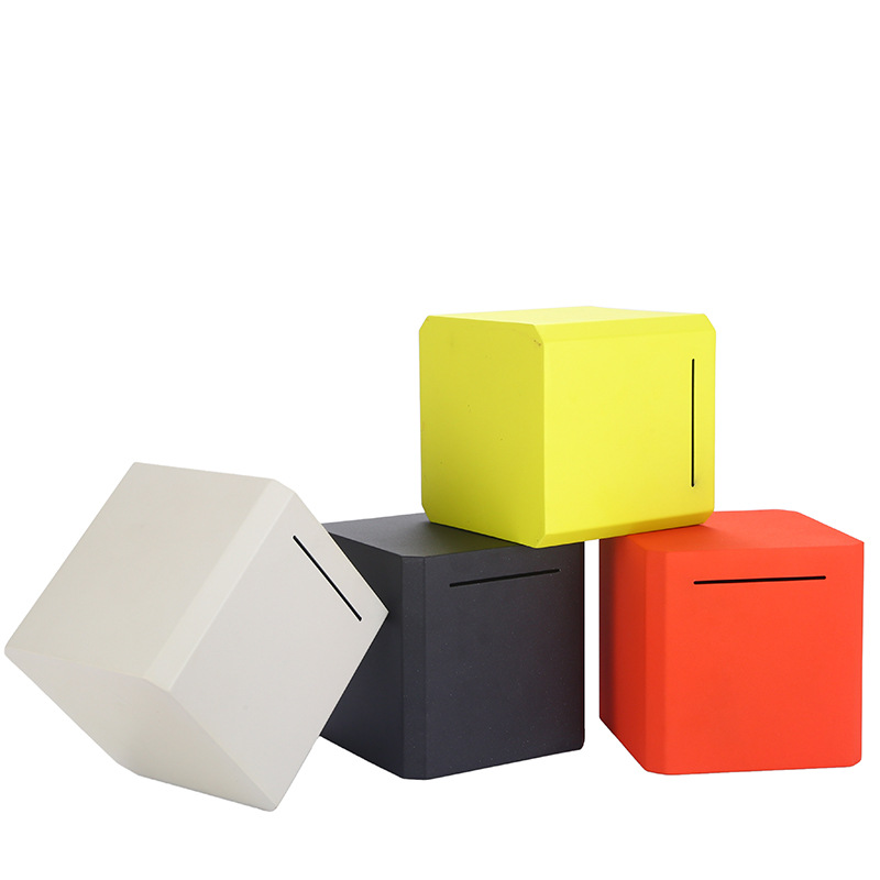 Stainless steel piggy bank only accepts large size piggy ba