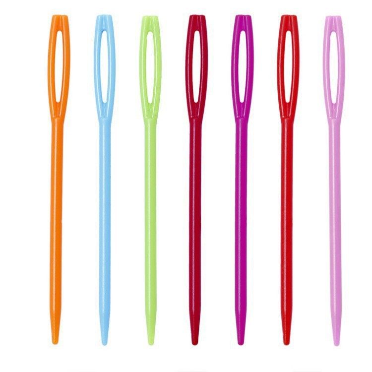 7cm彩色拉旗塑料针配件 手缝针塑料缝针编织工具毛衣针,男装,T恤,淘宝优惠券,粉丝福利购,淘宝优惠卷