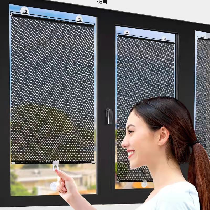 Non perforated balcony suction cup sunshade, bedroom insula