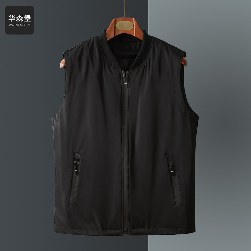 羊羔毛皮毛一体加厚男士马甲