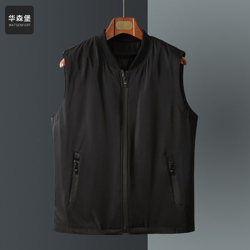 羊羔毛皮毛一体加厚男士马甲