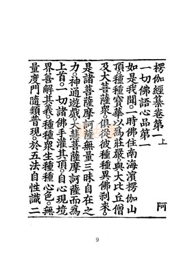 宋本楞伽经 书法体 两册四卷全