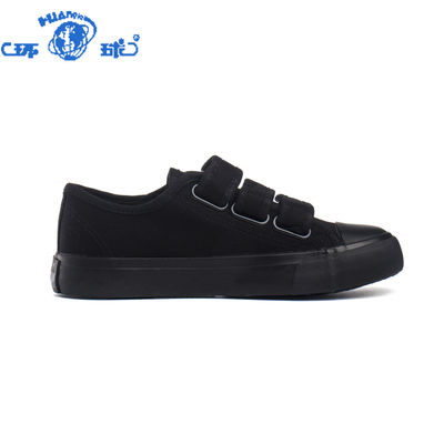 环球帆布鞋懒人休闲魔术贴