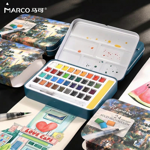 MARCO马可水粉颜料套装
