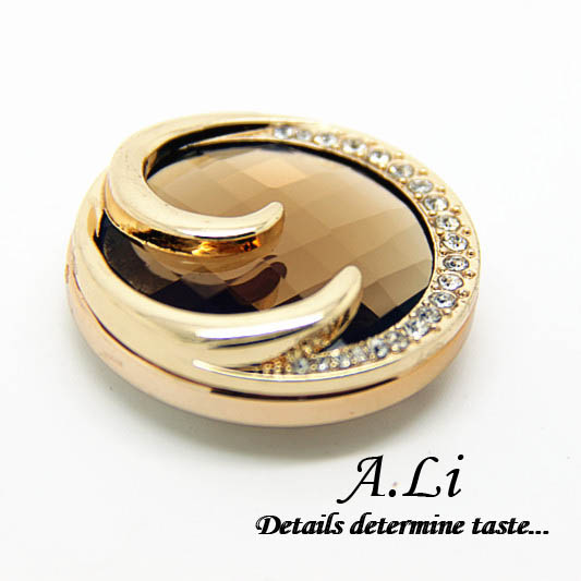 玻璃切面专卖裘皮直径38mm纽扣