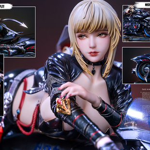 【MK模玩】DT机车亚瑟王阿尔托莉雅 摩托呆 saber雕像模玩GK 现货