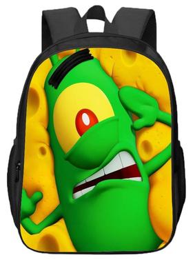 新款海绵宝宝皮老板Plankton儿童书包 幼儿园背包 小学生双肩包