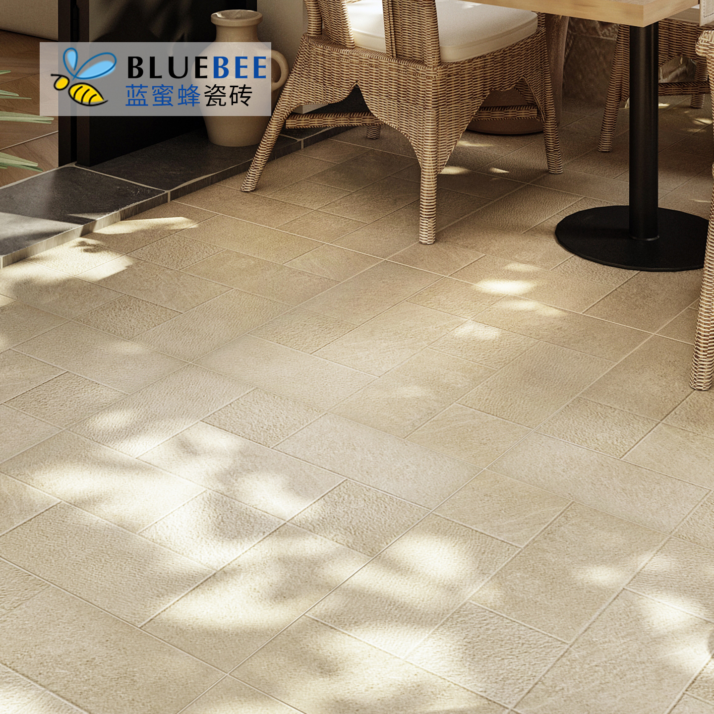 庭院砖古堡莱姆石12加厚瓷砖600