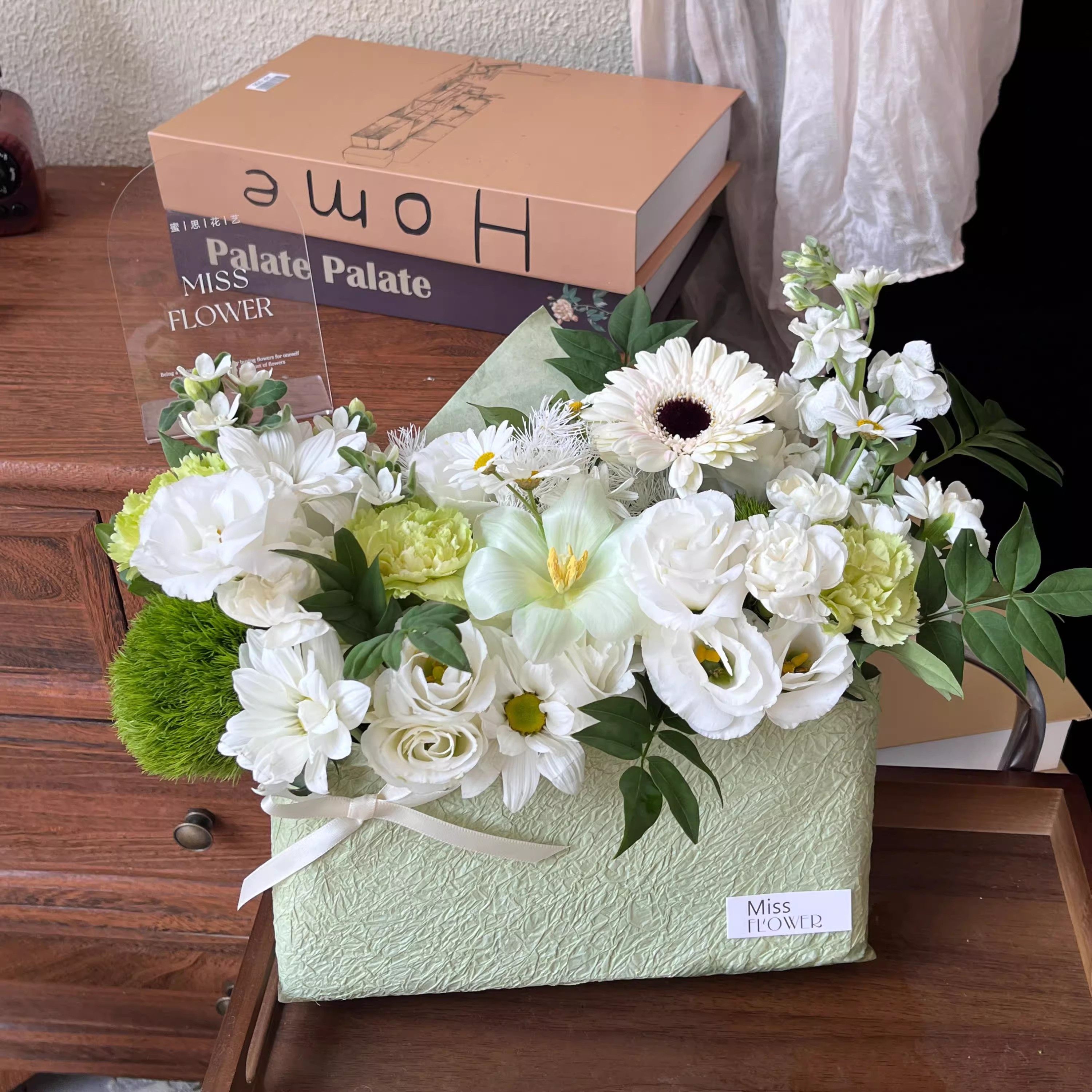 网红信封花束深圳广州花店同城鲜花速递生日花束爱情告白送花