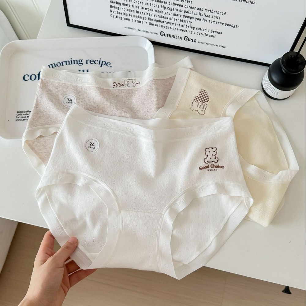 7A婴儿棉透气少女卡通中腰纯棉档简约舒适亲肤高弹包臀女士三角裤,女士内衣/男士内衣/家居服,女三角裤,淘宝优惠券,粉丝福利购,淘宝优惠卷