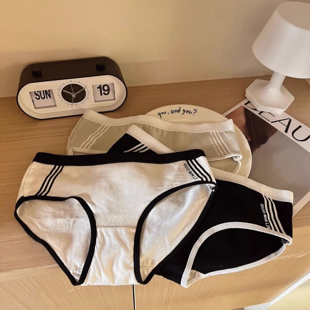 内裤女士纯棉全棉裆中腰无痕性感底裤日系运动风少女三角短裤子,女士内衣/男士内衣/家居服,女三角裤,淘宝优惠券,粉丝福利购,淘宝优惠卷