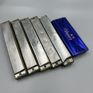 老物件七八十年代老上海口琴老音乐器收藏摆件怀旧装饰摆件玩具