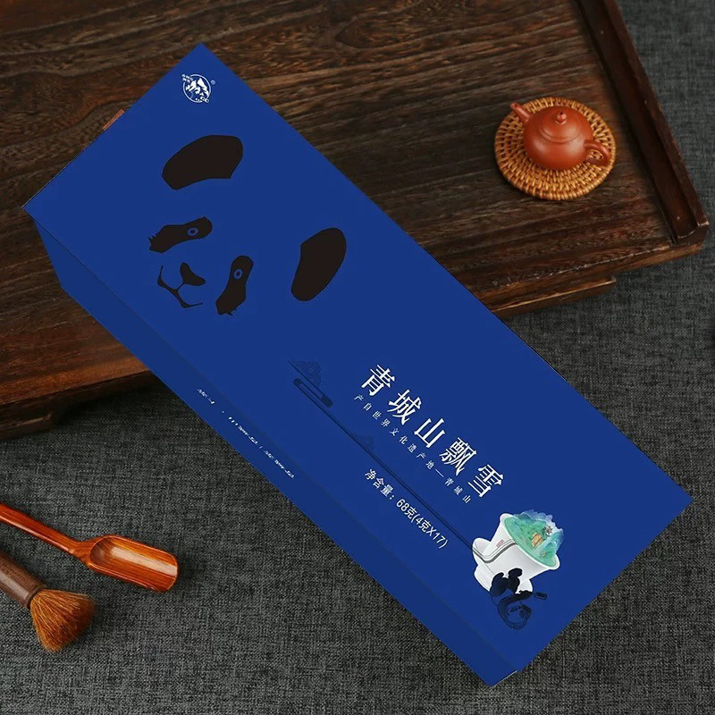 四川地道茉莉花茶青城山飘雪浓香耐泡68g52g礼盒装四川特产送礼