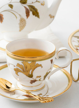 Noritake则武ISLAY骨瓷咖啡杯碟马克杯茶杯轻奢下午茶精致礼盒