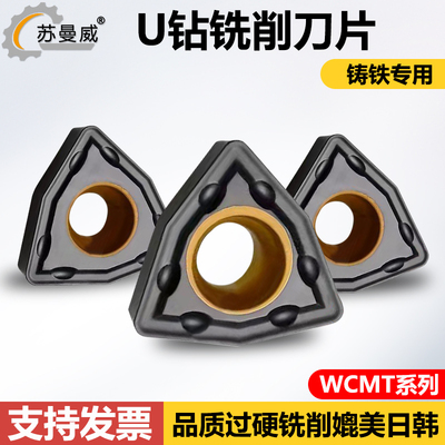 桃型铸铁专用u钻铣刀片