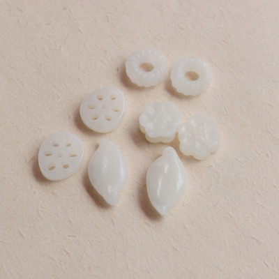 天然和田玉雕刻小配件diy饰品