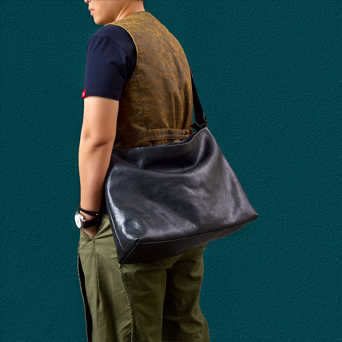 二十四街高端牛皮托特包