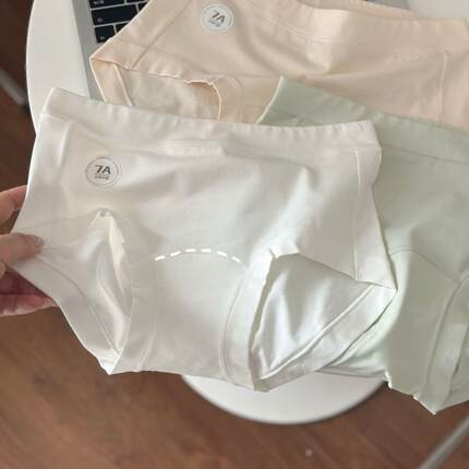 女生内裤加长裆全裤7A新疆长绒棉A类新款少女中腰内裤纯棉三角裤