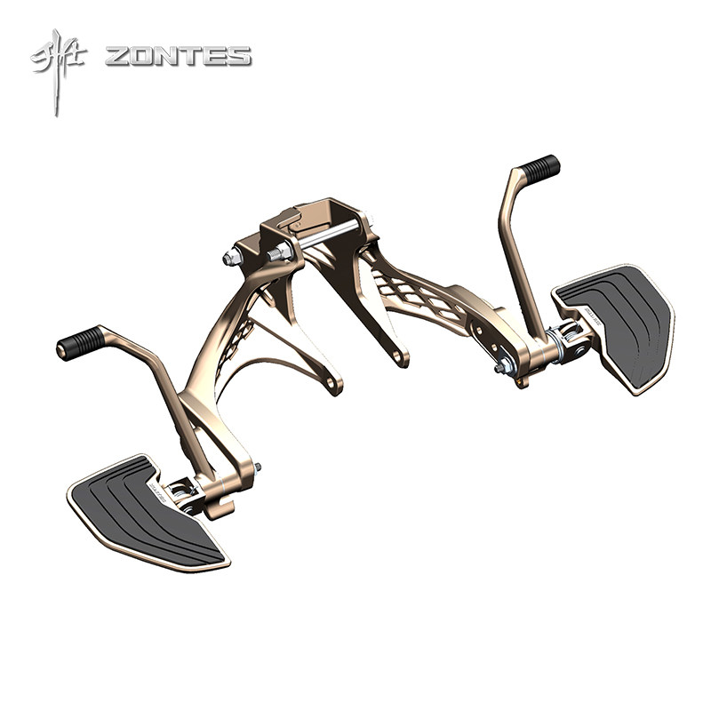 升仕ZT310VX V1 ZT300-VX太子摩托车 前左右脚踏踏搁脚皮档杆刹车
