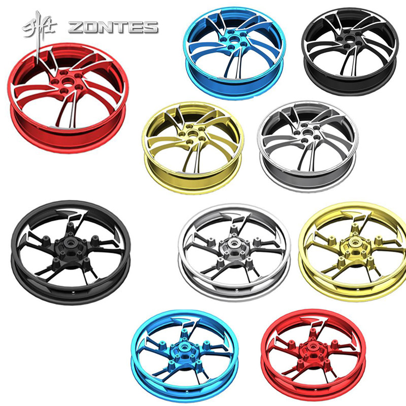 升仕 ZT310-R1R2T1T2X1X2摩托车新款大盘 前轮毂 后轮毂铝轮车圈