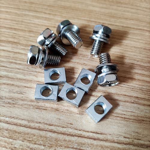 12v通用M5M6电池方形螺母摩托车