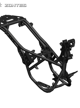 升仕ZT150T-M ZT150D踏板摩托车原厂车架 大架子大梁车架售后总成