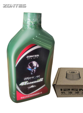 升仕ZT150D ZT150M踏板摩托车原厂全合成机油机滤芯空气滤芯三滤