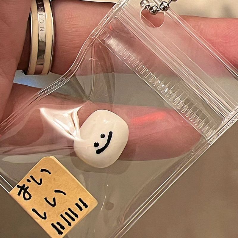 棉花糖系列卡通可爱食玩diy手作成品ins少女少女心情侣挂件钥匙扣
