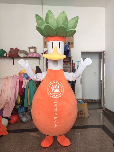 人偶定制煌上煌吉祥物卡通服装行走玩偶头套道具舞台毛绒公仔服