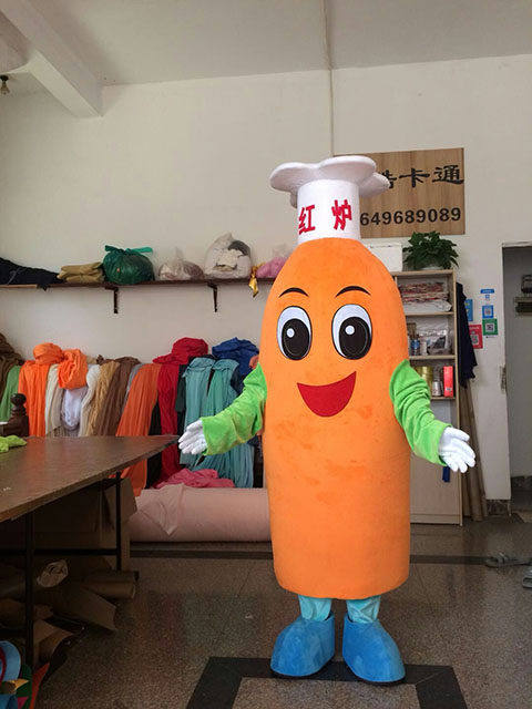 卡通套头玩偶卡通玩偶服香肠热狗形象人偶服来图定制人偶服装