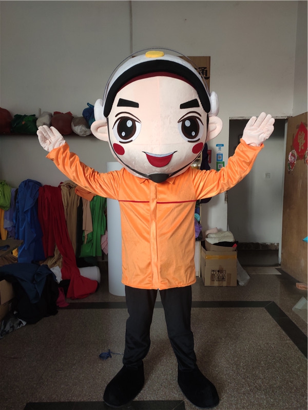 人物形象安全宣传人偶道具卡通人偶头套装扮服消防宣传周动漫卡通