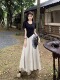 时尚 2025新款 两件套 显瘦上设计感半身长裙女夏季 不规则修身
