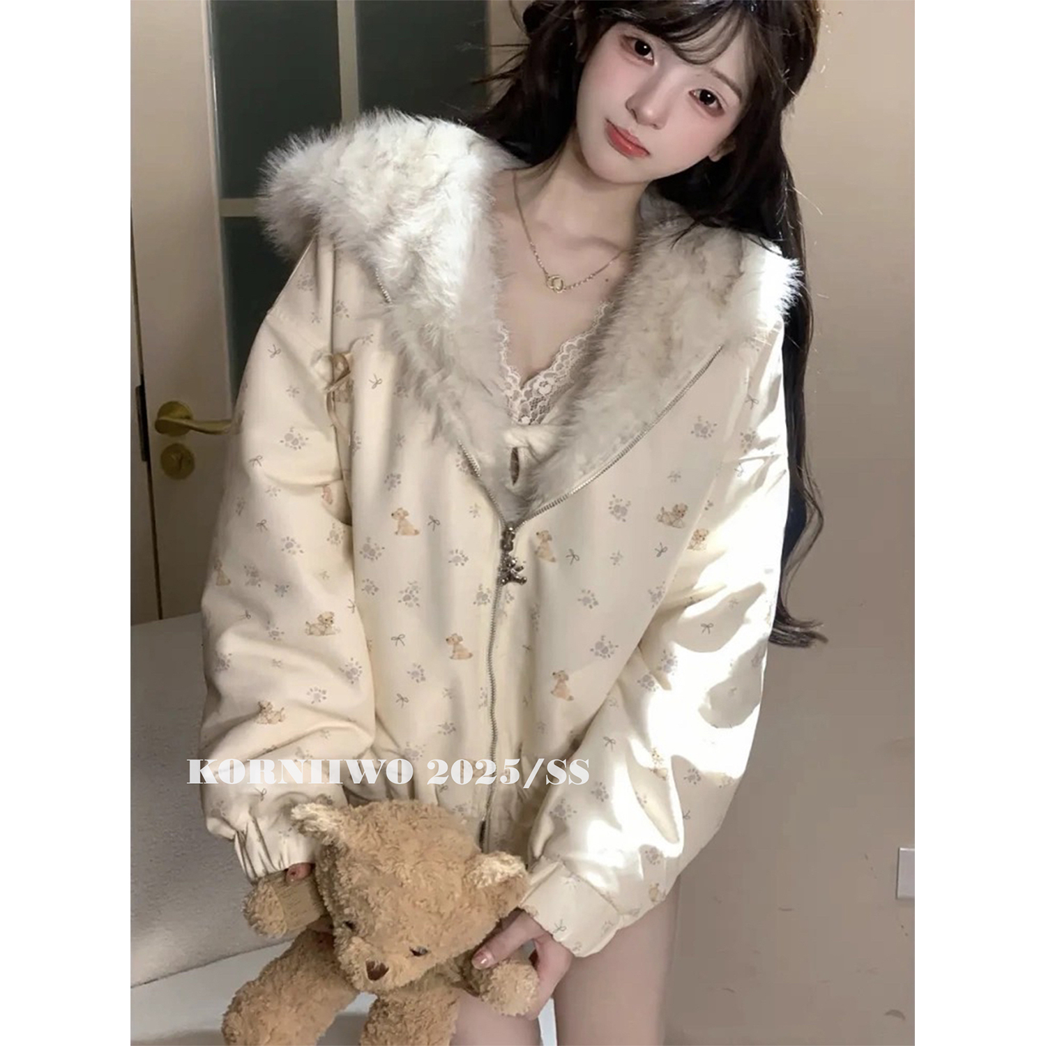 小红书博主推荐！甜美风毛毛外套