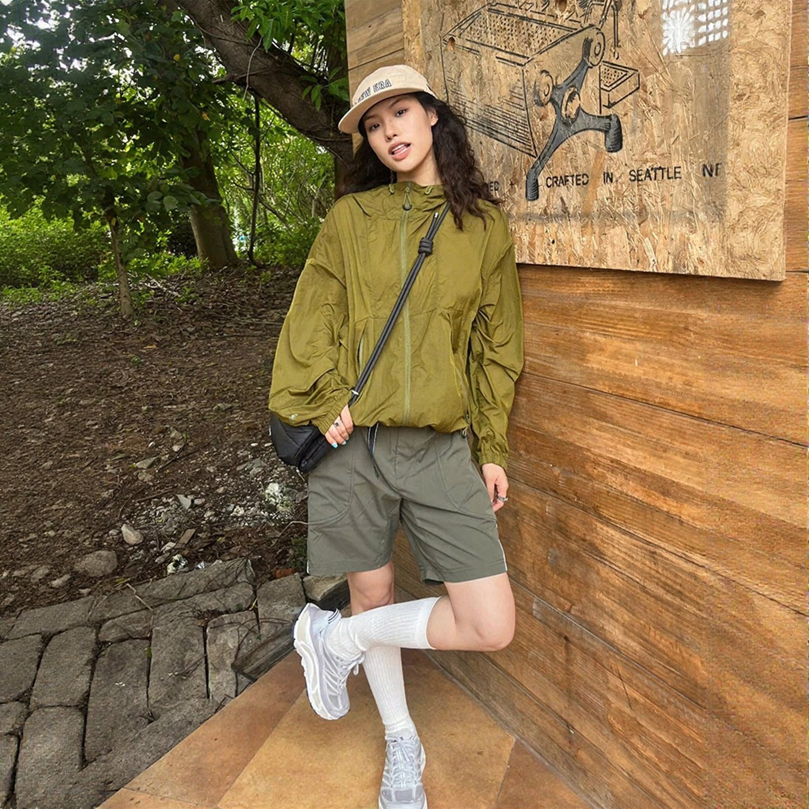 户外防晒衣女夏季2026新款薄款透气运动皮肤衣山系防晒服凉感外套图片