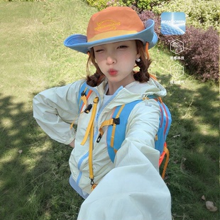 防晒衣女2026新款夏季防紫外线户外冲锋衣薄款宽松浅色系百搭外套