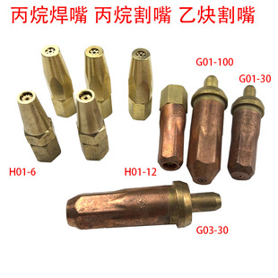 氧气丙烷焊嘴梅花焊嘴6型12型焊枪头子铜煤气割嘴焊咀射吸式 环形