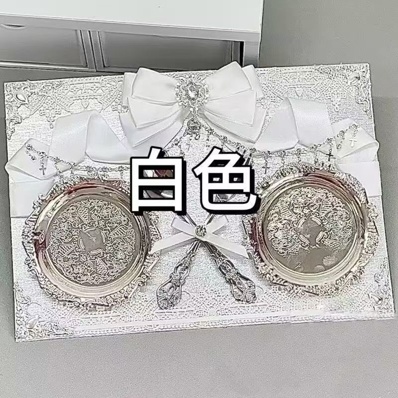 二次元痛包蝴蝶结渐变色系天使