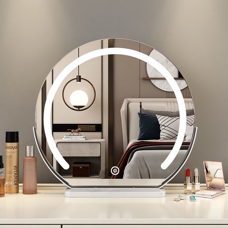 台式化妆镜智能led灯可旋转
