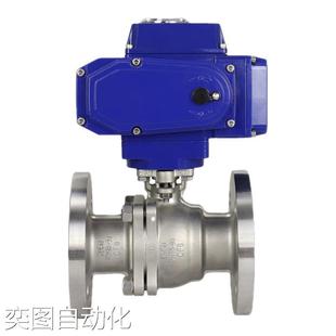 电动球阀Q941FH不锈钢开关DN15 200法兰铸钢高温高压220V调节阀门