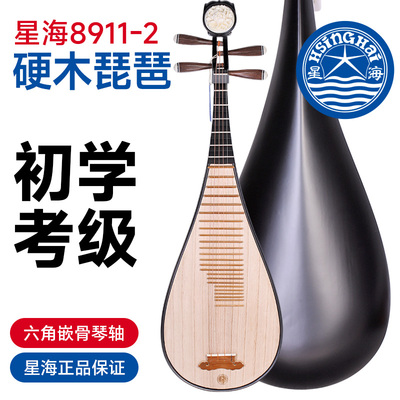北京星海硬木琵琶8911-2成人儿童教学考级初学入门实木琵琶