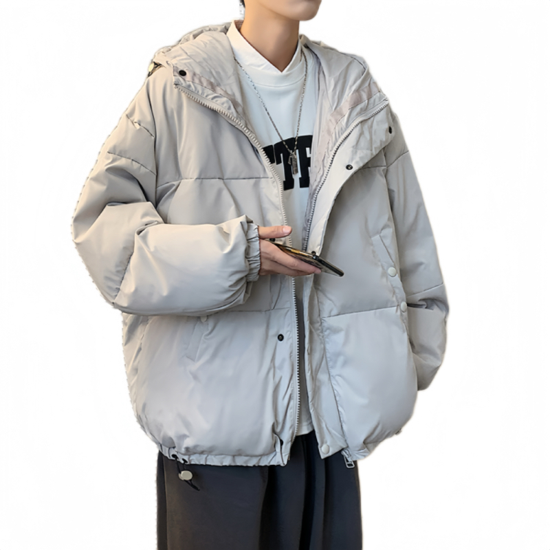 冬季宽松新款加厚连帽棉服棉衣面包服外套男装A106-1-3656-P118，男装棉衣，电商A106-1